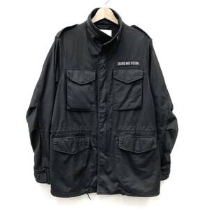 HYSTERIC GLAMOUR ヒステリックグラマー LIVEAT HYSTERIC M65 JACKET ミリタリージャケット 02193AB09 ブラック ストリート サイズM