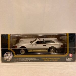 Road Tough 1/18 Mercedes Benz 500SL 1989 メルセデスベンツ SLクラス R129 ホワイト 白色 ミニカー モデルカー