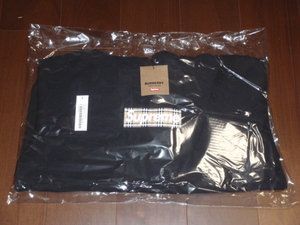 Supreme 2022ss Burberry Box Logo Hooded Sweatshirt Black Medium バーバリー ボックス ロゴ パーカー ブラック 黒 Mサイズ 国内正規品