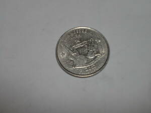 アメリカ　５０州記念　２５セント硬貨　テネシー州　２００２年