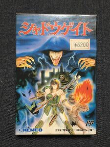 送料無料♪ 1020 未使用新品♪ 箱ピシ♪ 極美品♪ シャドウゲイト ファミコンソフト 同梱可能 FC