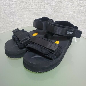 SUICOKE スイコック サンダル 24㎝ ブラック スポーツサンダル スポサン 厚底 激カワ 