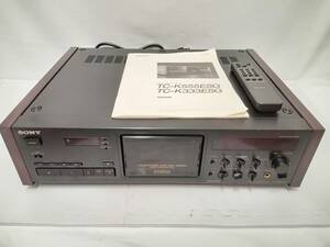 ●SONY カセットデッキ TC-K555ESG