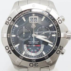 TAG HEUER　タグホイヤー　アクアレーサー　CAF101A.BA0821　クォーツ　クロノグラフ　腕周り約20cm　時計　小キズ　外箱のみ