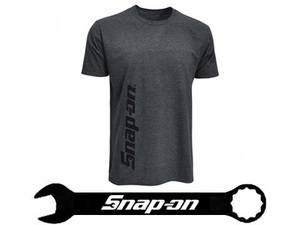 Snap-on（スナップオン）ティーシャツ,Tシャツ「DARK HEATHER VERTICAL TEE」サイズXL