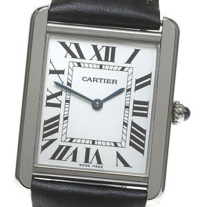 カルティエ CARTIER W5200003 タンクソロLM クォーツ メンズ _847768