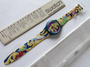 未使用電池交換済 スウォッチ レギュラーモデル Swatch 1992年 SWATCH オウム PERROQUET 品番GN119