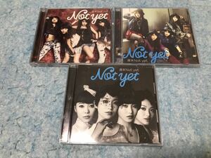 即決　Not yet　CD　「週末Not yet（３種類）」