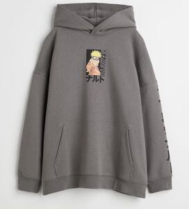 【160/165サイズ】H＆M 新品 正規品 NARUTO ナルト うずまきナルト パーカー /スタジオぴえろ 岸本斉史 漫画 ジャンプ