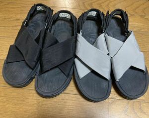 2足セット★SHAKA★シャカ サンダル FIESTA フィエスタ　size5/23cm/GREY/BLACK