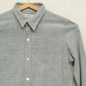 45R　コットンシャツ　YUKI COTTON　サイズ２　ライトブルー　長袖　 45rpm　レディース