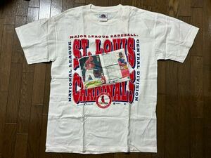 ★ MLB St LUIS CARDINALS セントルイス　カージナルス OZZIE SMITH オジー スミス ★ Tシャツ SHIRT VINTAGE ヴィンテージ 当時物 90s ★