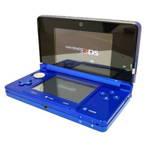 ★【NINTENDO/ニンテンドー】3DS CTR-001 コバルトブルー ゲーム機 本体【充電器/箱付】★18816