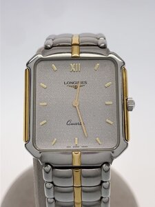 LONGINES◆クォーツ腕時計/アナログ/SLV/SLV