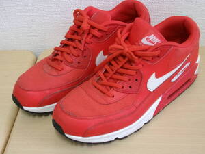 ナイキ エアマックス AIRMAX90 27.5cm RED 325213-612 スニーカー シューズ 中古 1円スタート