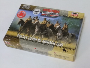 wrzesien 1/72 polscy ULANI NA KONIACH 1939・騎馬隊セット3体のみ