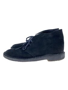 Clarks◆チャッカブーツ/US8.5/BLK/スウェード//