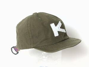 【日本製】kavu k cap カブー キャップ キャンバス オリーブ a&f グリーン