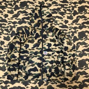 puffer down jacket BAPE ダウンジャケット エイプ A BATHING APE 1st camo yellow 迷彩