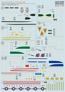 プリントスケール 1/72 72-456 マクドネル・ダグラス F-4D ファントム II