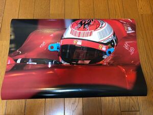 新品ポスター●キミ・ライコネン●フェラーリ　F60●F1GP●2009年