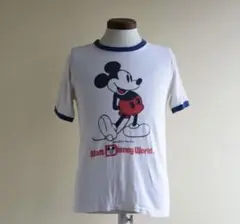 1980s MICKEY MOUSE リンガーTシャツ　ビンテージ　古着　USA