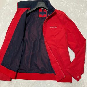 希少2XL相当！ TOMMY HILFIGER トミーヒルフィガー ナイロンジャケット ブルゾン 2way レッド メンズ アウター