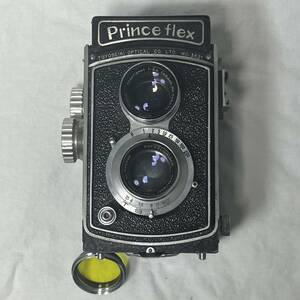 [簡易動作確認済] Prince flex プリンスフレックス Anastigmat 8.0cm F3.5 二眼レフ フィルムカメラ