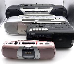 ラジカセ●SONY CFM-10●aiwa CS-w520 CS-P50●コイズミセイキ SAD-1230