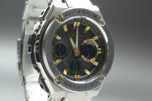 【美品・完動品】Casio G-Shock G-STEEL Radio Solar GST-W110D-1A9JF ブラック文字盤 カシオ Gショック