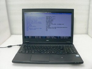 【JUNK】NEC VERSAPRO VKM17D-4 (PC-VKM17DZG4) Core i5-8350U 1.7GHz メモリ 8GB SSD 128GB 15.6インチ(1366×768) ACアダプタ付属なし