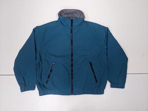 10. 90s00s エディーバウアー 裏フリース ボックスシルエット 短丈 ヴィンテージ ナイロン ジャケット ブルゾン Eddie Bauer LadiesM y105