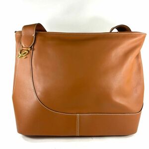 ☆1000円スタート☆ LOEWE ショルダーバッグ ワンショルダー ロエベ レザー ヴィンテージ レディース ブラウン RL