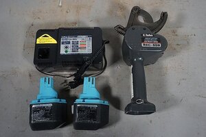 ◎ IZUMI イズミ 泉精器製作所 イズミ ケーブルカッタ 充電器 バッテリー２個付き CH-3MH BP-70MH ※動作確認済み REC-508