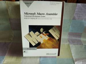 MICROSOFT MACRO ASSEMBLER 6.0 PC-9800 SERIES MASM マクロアセンブラ