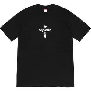 【XLサイズ】 新品未使用 20FW Supreme Cross Box Logo Tee Black XLarge 黒 ブラック シュプリーム クロス ボックスロゴ Tシャツ