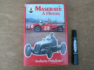 洋書 Maserati A History マセラティ Anthony Pritchard ARCO 1976年