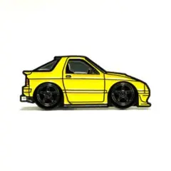 RX7 - YELLOW ピンバッジ