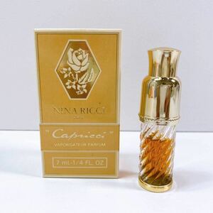 338【中古】NINARICCI ニナリッチ カプリッチ パルファム　7ml レディース フレグランス 箱付き 廃盤品 希少 レア 香水 現状品