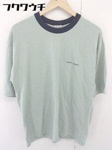 ◇ BEAUTY & YOUTH UNITED ARROWS 半袖 Tシャツ カットソー サイズM 38-40 グリーン ネイビー系 レディース