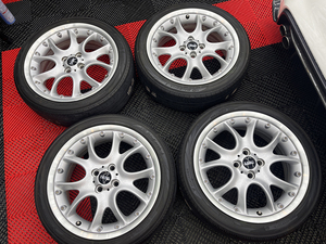 Mini 純正 ホイール PCD100 R50 R52 R53 R55 R56 R57 R58 R59 LA Wheels Web Spoke 98 7JX17 Silver