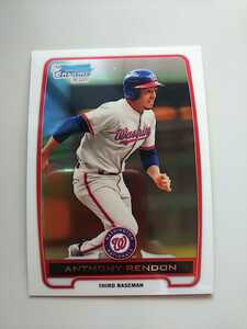 2012 Bowman Chrome Prospect Anthony Rendon