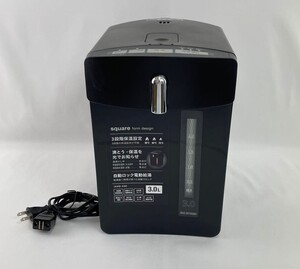 美品　使用感少　アイリスオーヤマ 電気ポット ジャーポッド IAHD-030-B 20年製　動作確認済