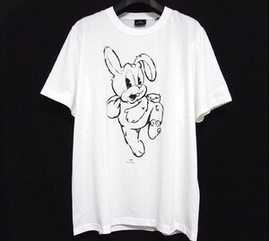 新品★Paul smith★ポールスミス★コットン100% 半袖Tシャツ★ホワイト白★XL★オーガニックコットン★メンズ