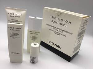 ＃38　 未使用長期保管品 CHANEL/シャネル PRECISION BLANC PURETE プレシジョンバランスピュテル クレンザー薬用ローション乳液セット