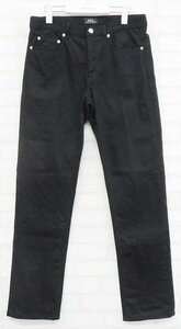 3P2315■未使用品 A.P.C. JEAN NEW STANDARD ブラック テーパードデニムパンツ アーペーセー