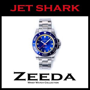 ZEEDA 腕時計 JET SHARK BLU SUPER MARINE BLUE（BLU）【正規品】