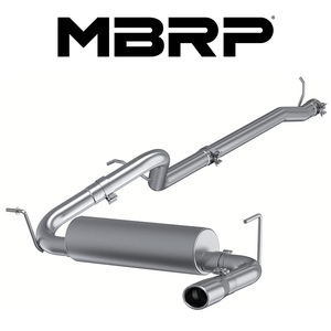 MBRP 2012-2018 ジープ ラングラー JK 2ドア 4ドア アンリミテッド 3.6L キャットバック エキゾースト 正規輸入品