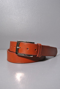 SOPHNET. COW LEATHER BELT ソフネット カウレザー ベルト ブラウン M