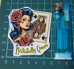 ロカビリー・クイーン　ROCKABILLY QUEEN　ステッカー